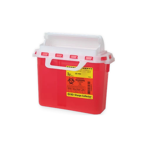 305443 – 5.4 QT BD Sharps Container Red