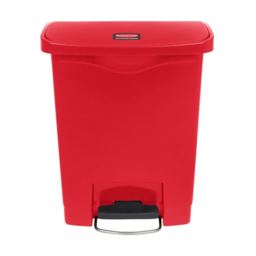 6143 - 8 GAL Red Step-on Container