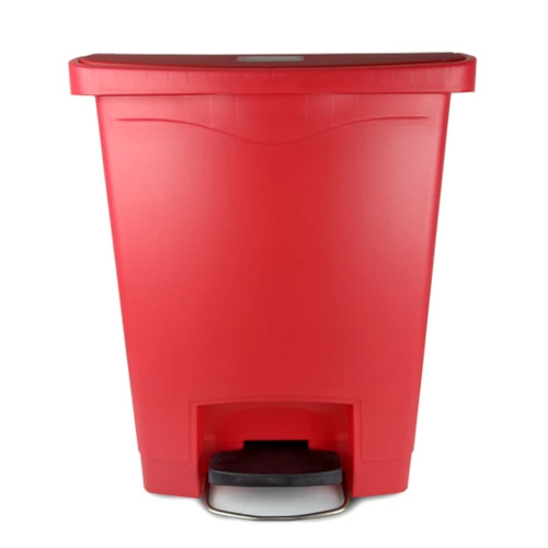 6144 - 12 GAL Red Step-on Container