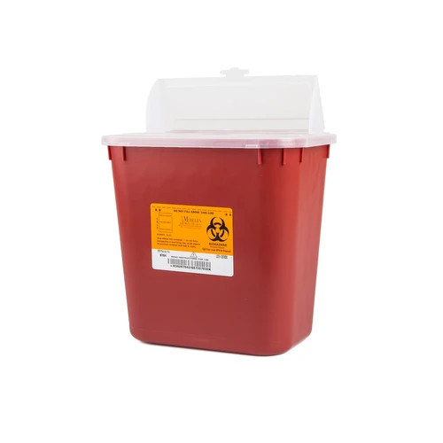 8704 - 2 GAL Red Sharps Container