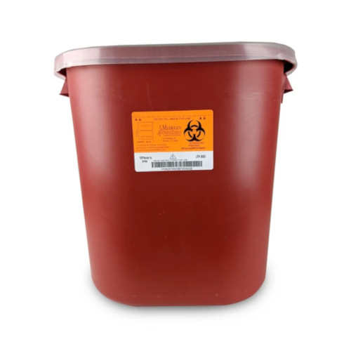 8705 - 8 GAL Red Sharps Container