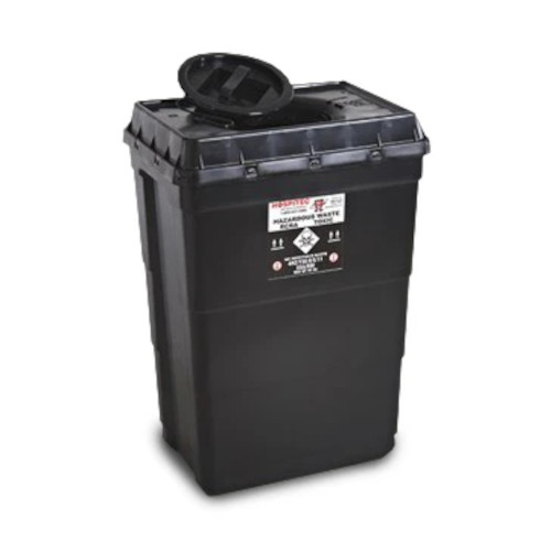MBT-600 - 18 GAL Haz Pharmaceutical Waste container Black
