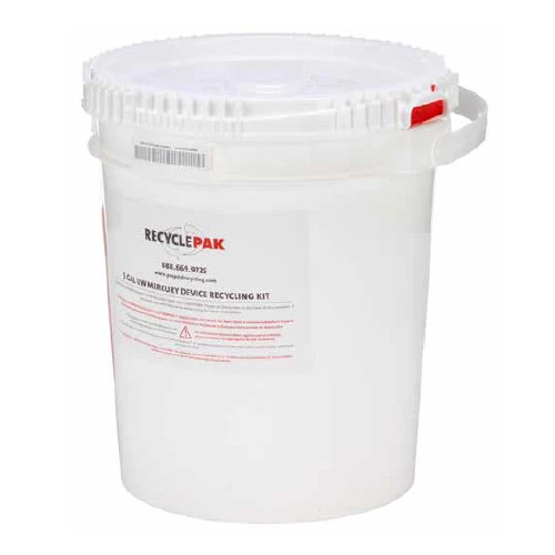 SUPPLY-049CH - RECYCLEPAK 5 GAL UNIVERSAL WASTE MERCURY CONTAINING EQUIPMENT RECYCLING PAIL (EACH)